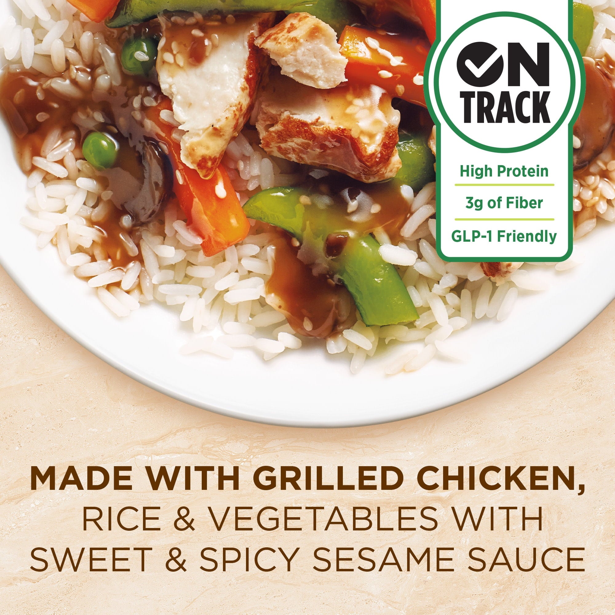 Healthy Choice Cafe Steamers Sweet Sesame Chicken Frozen Meal 9.75 Oz