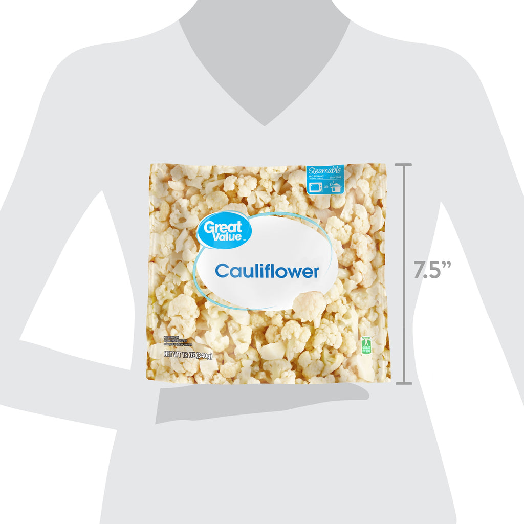 Great Value Frozen Cauliflower Pieces 12 Oz