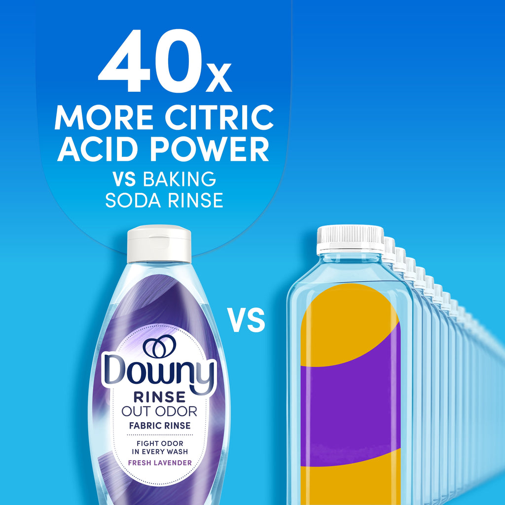 Downy Rinse Out Odor Laundry Rinse Fresh Lavender Scent 48 fl oz 70 Loads