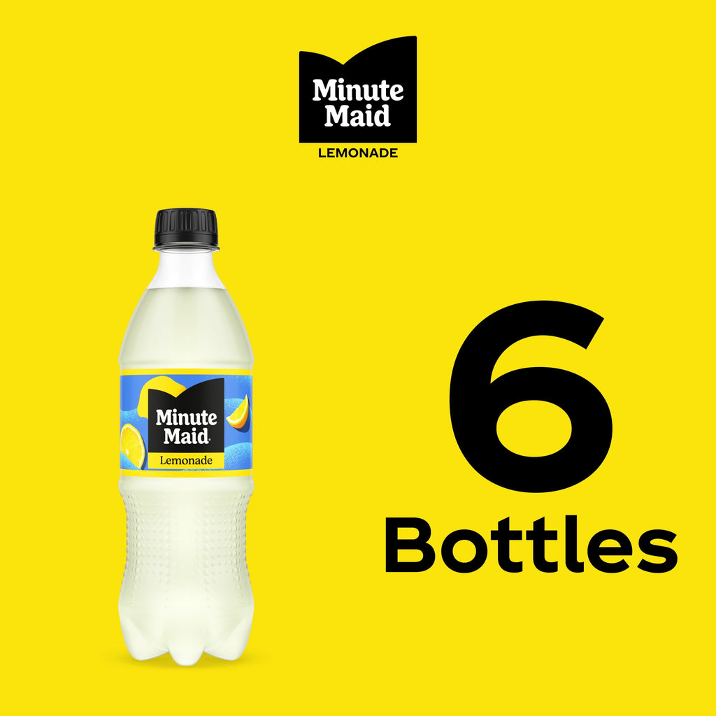 Minute Maid Lemonade 16.9 fl oz Bottles 6 Pack