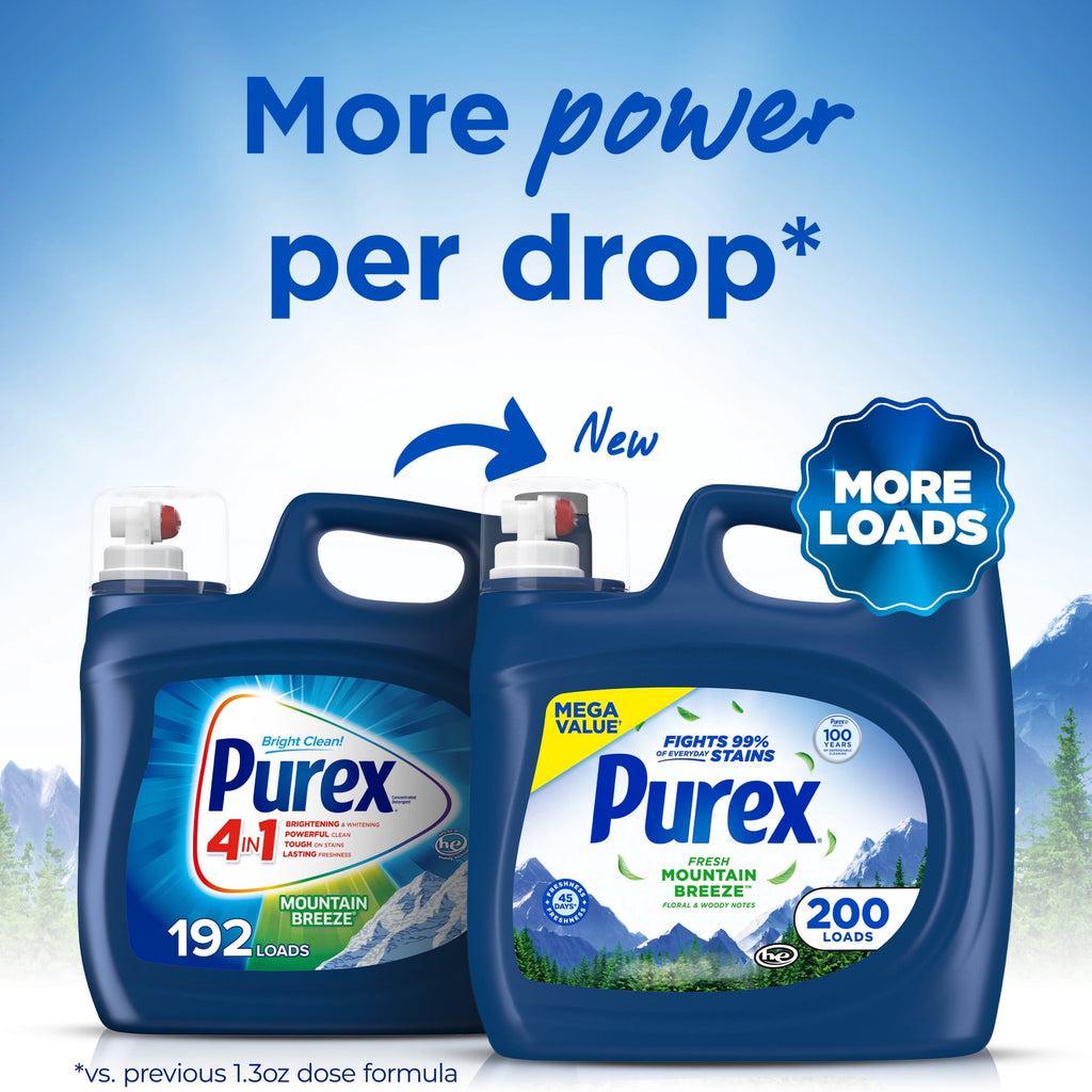 Purex Liquid Laundry Detergent 225 fl oz 200 Loads