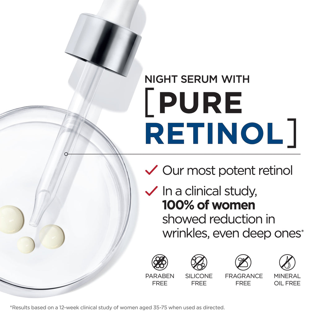L'Oreal Paris Revitalift Derm Intensives Night Serum 0.3% Pure Retinol 1 fl oz