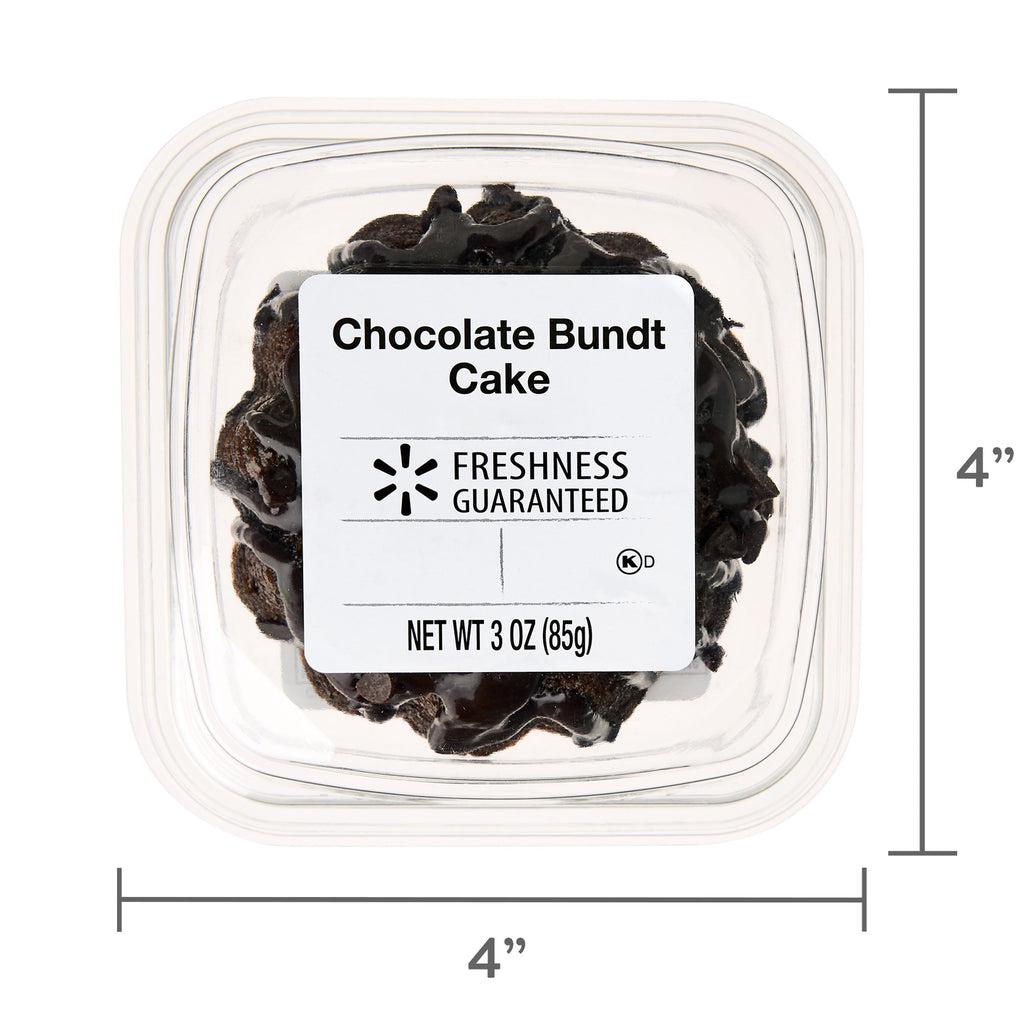 Mini Chocolate Bundt Cake 3 Oz 1 Count Freshness Guaranteed