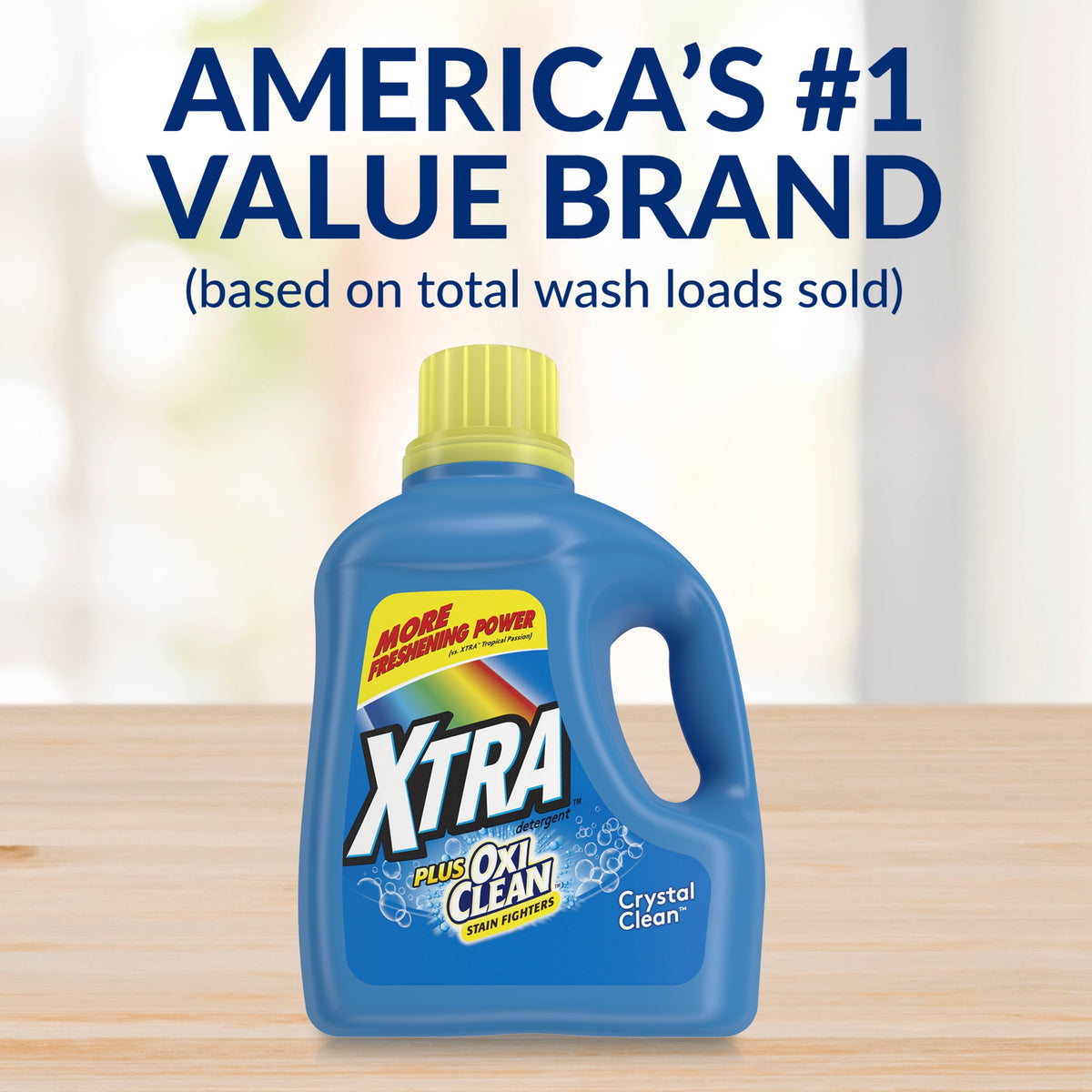 Xtra Plus OxiClean Crystal Clean Liquid Laundry Detergent 203.1 fl oz 131 Loads