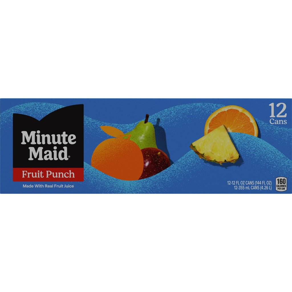 Minute Maid Fruit Punch Juice Drink 12 fl oz 12 Pack