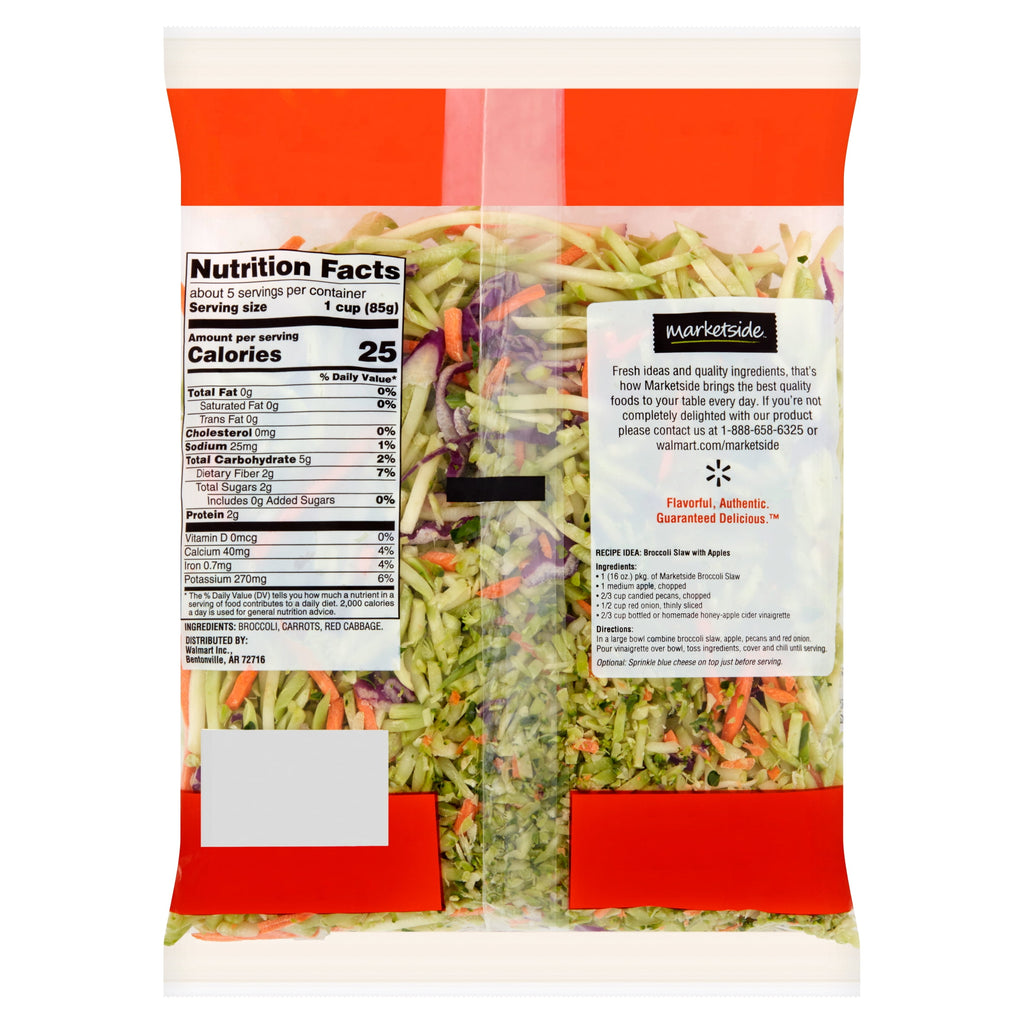 Fresh Marketside Broccoli Slaw 16 Oz Bag
