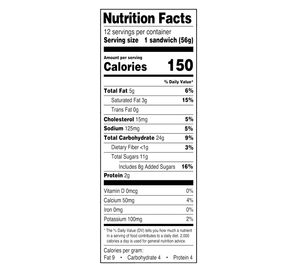 Great Value Neapolitan Ice Cream Sandwiches 12 Count 42 Fl Oz