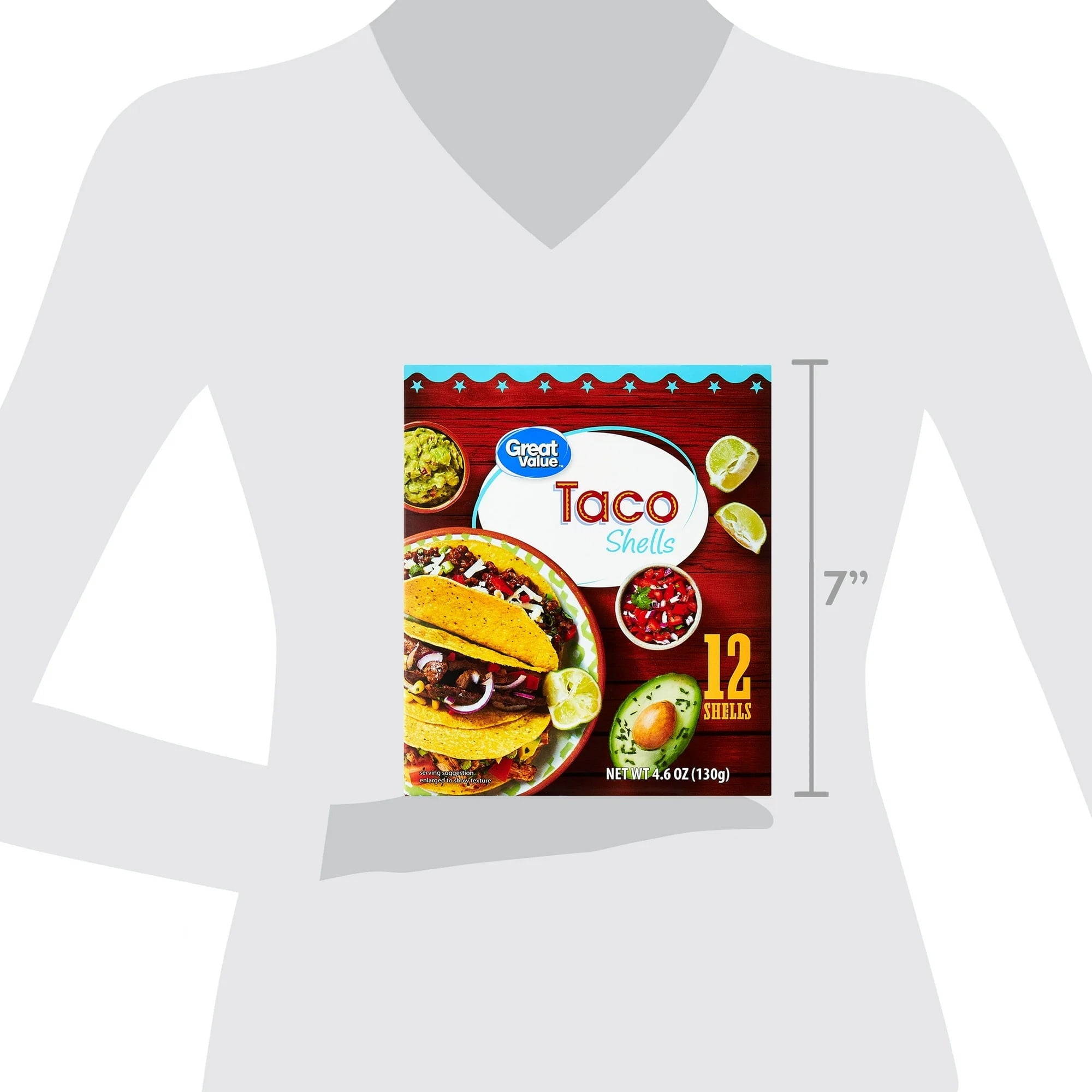 Taco Shells 4.6 Oz 12 Count Great Value