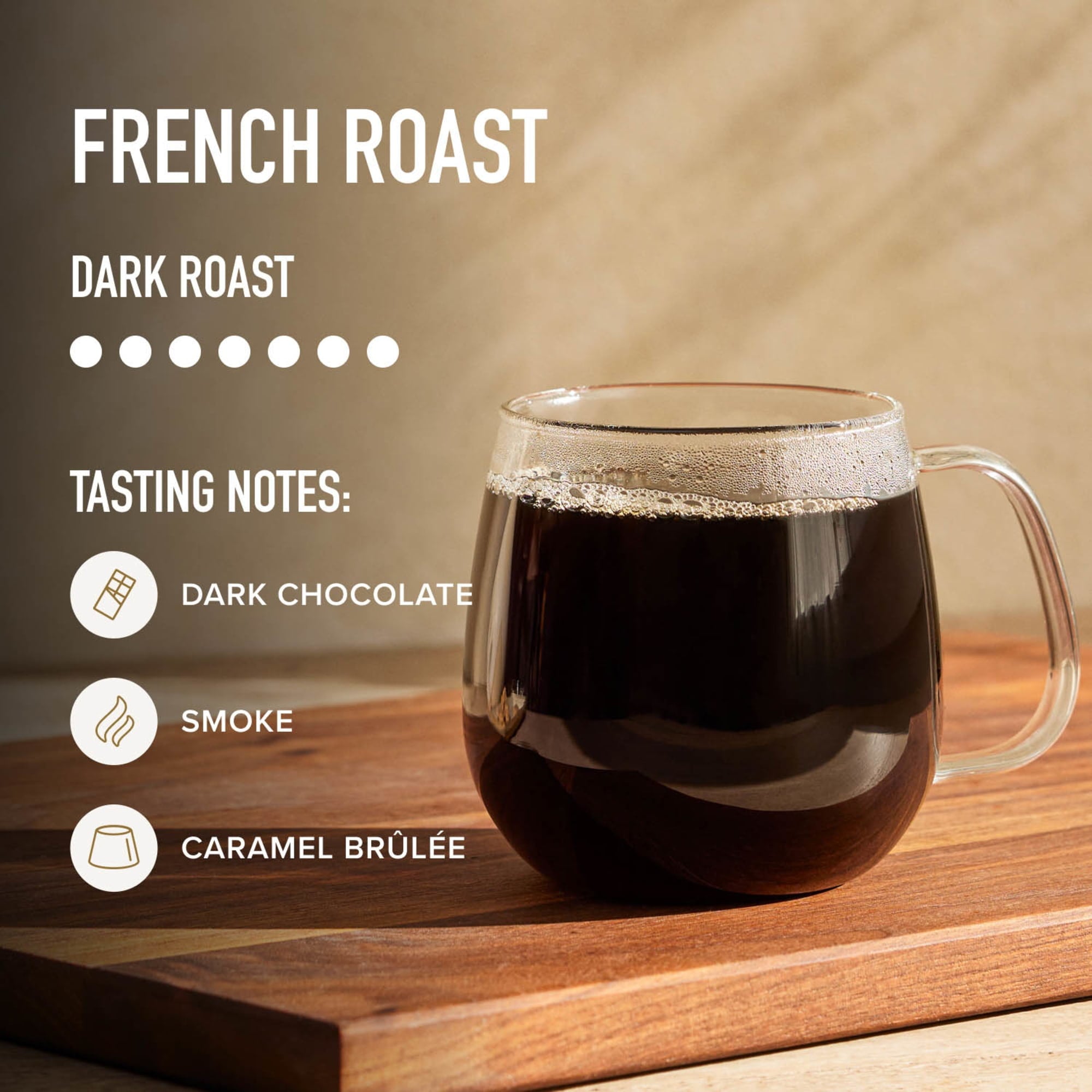 Peet's French Roast Naturally Caffeinated Dark Ground Coffee 10.5 oz Bag