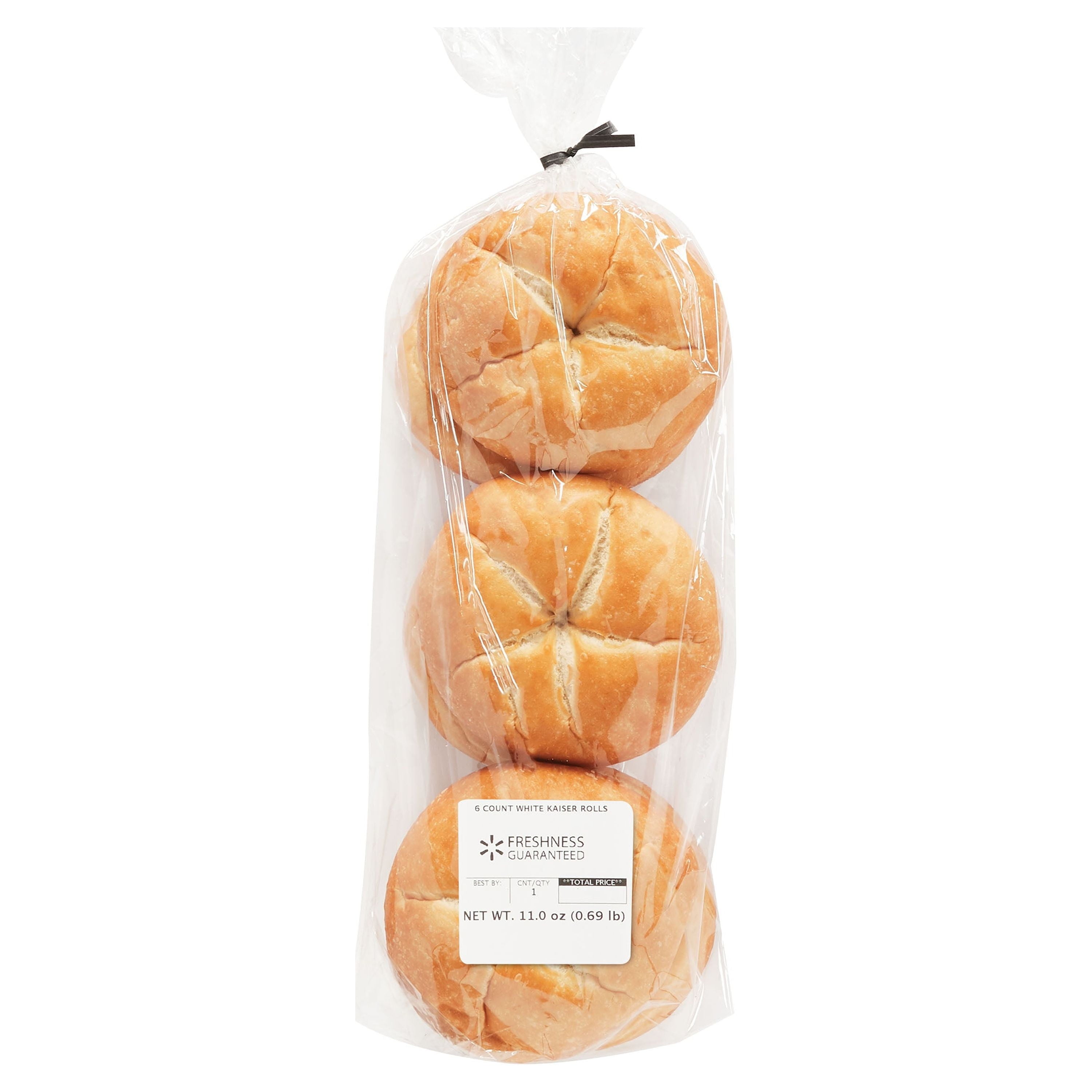 White Kaiser Rolls 11 Oz 6 Count