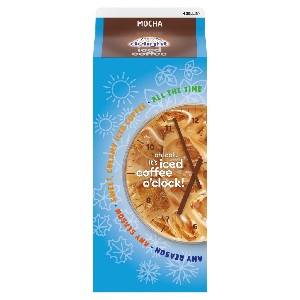 International Delight Mocha Naturally Caffeinated Light Roast Iced Coffee 64 fl oz Carton
