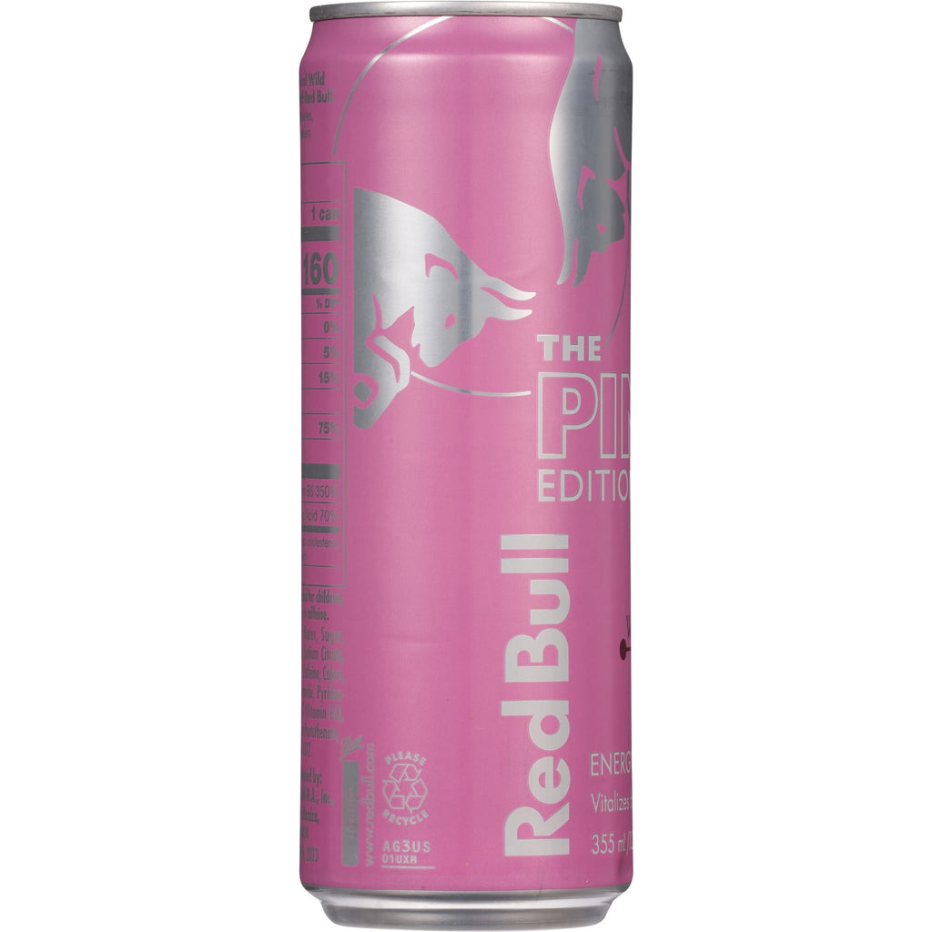 Red Bull Pink Edition Wild Berries Energy Drink 12 fl oz Single Can