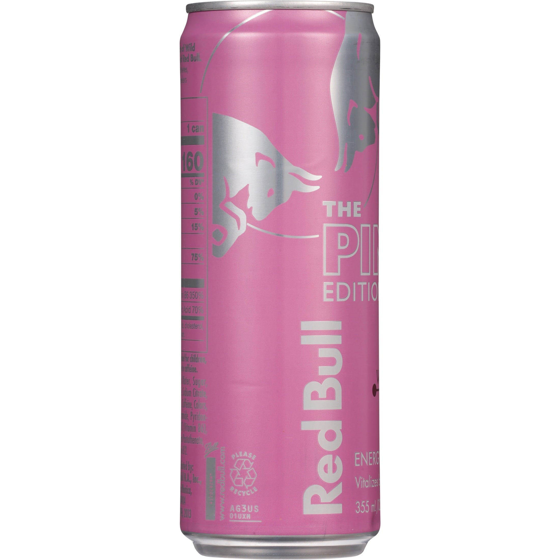 Red Bull Pink Edition Wild Berries Energy Drink 12 fl oz Single Can