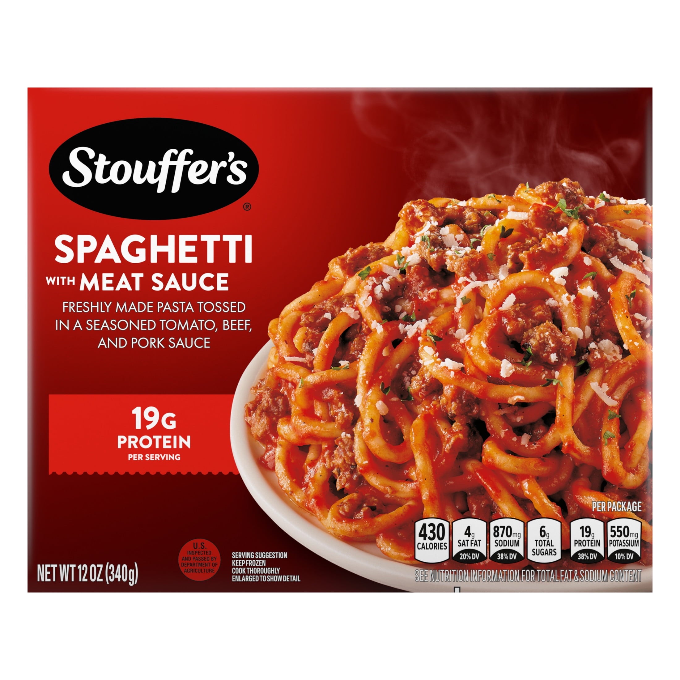 Stouffer's Spaghetti with Meat Sauce Frozen Meal 12 Oz