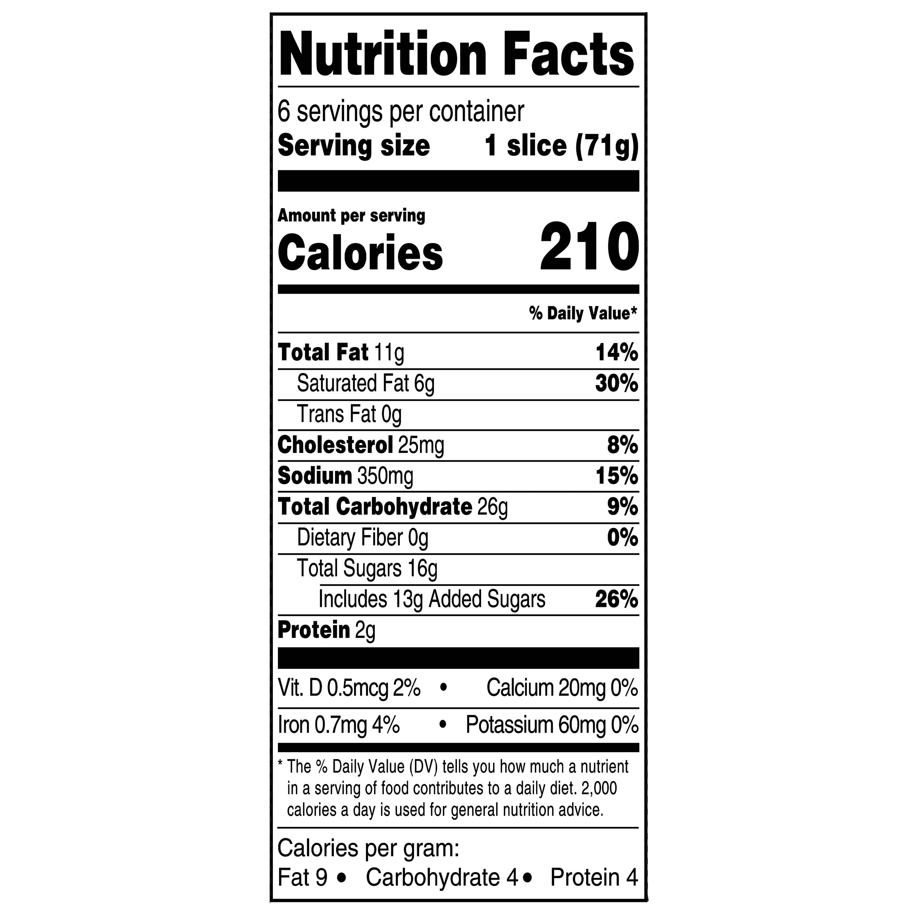 Coconut Cake 15 Oz 6 Servings Freshness Guaranteed