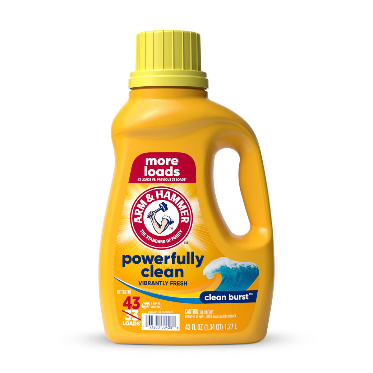 ARM & HAMMER Clean Burst Liquid Laundry Detergent 43 fl oz 43 Loads