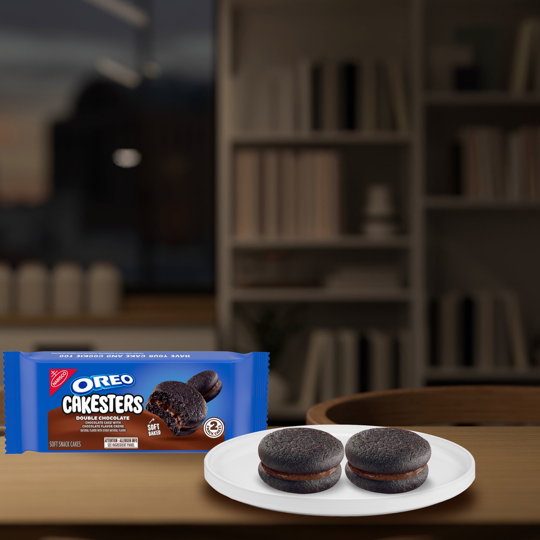 OREO Cakesters Double Chocolate Soft Snack Cakes 10 Oz 5 Count Freshness Guaranteed