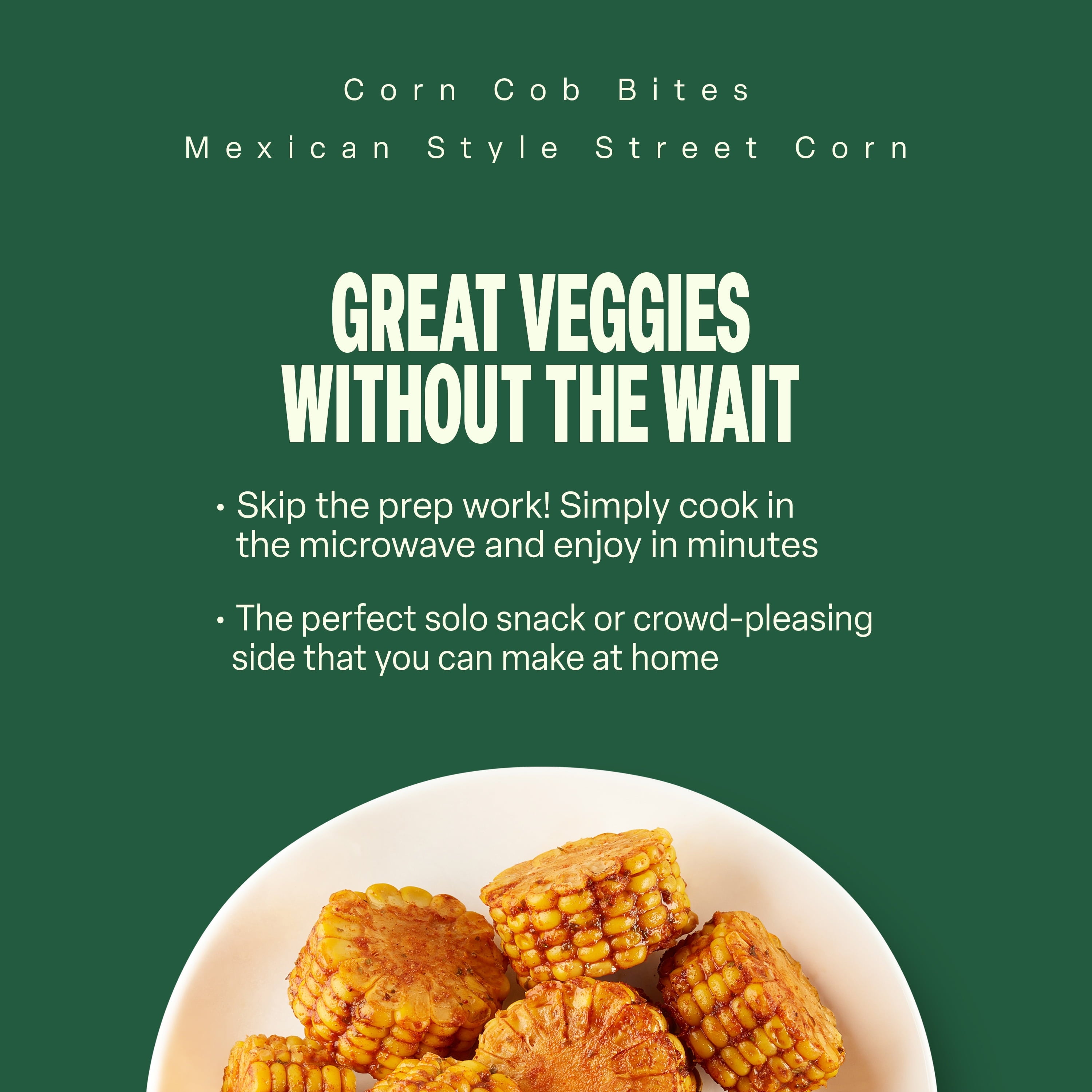 Green Giant Corn Cob Bites Mexican Style Street Corn Frozen 16 Oz