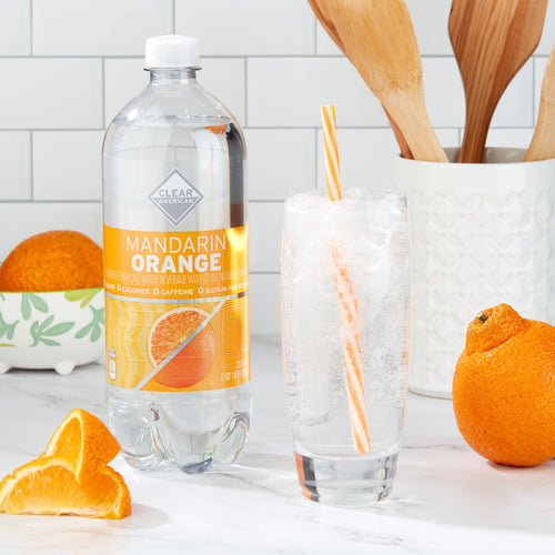 Clear American Mandarin Orange Sparkling Water 33.8 fl oz