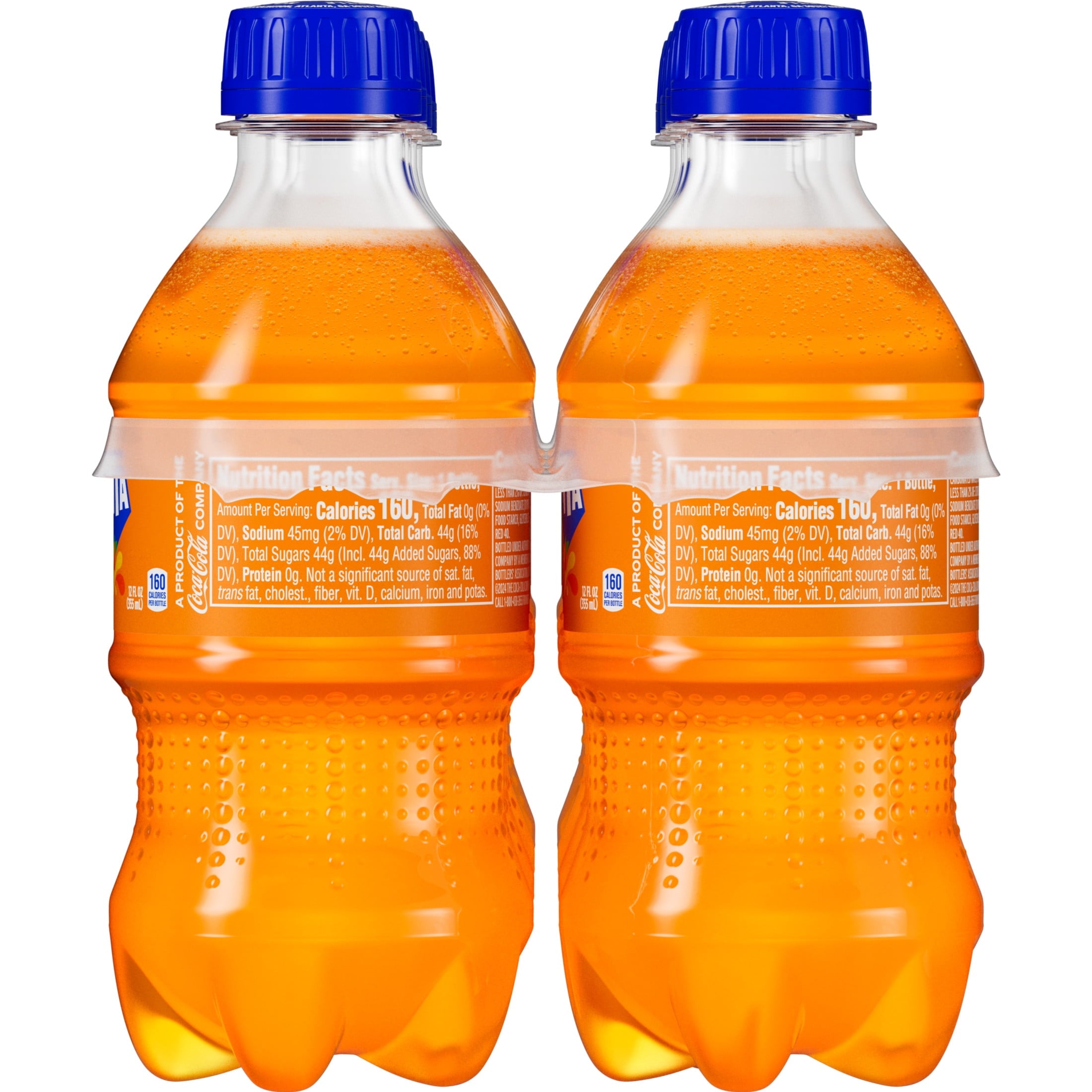 Fanta Orange Soda Pop Bottles 12 Fl Oz 8 Pack