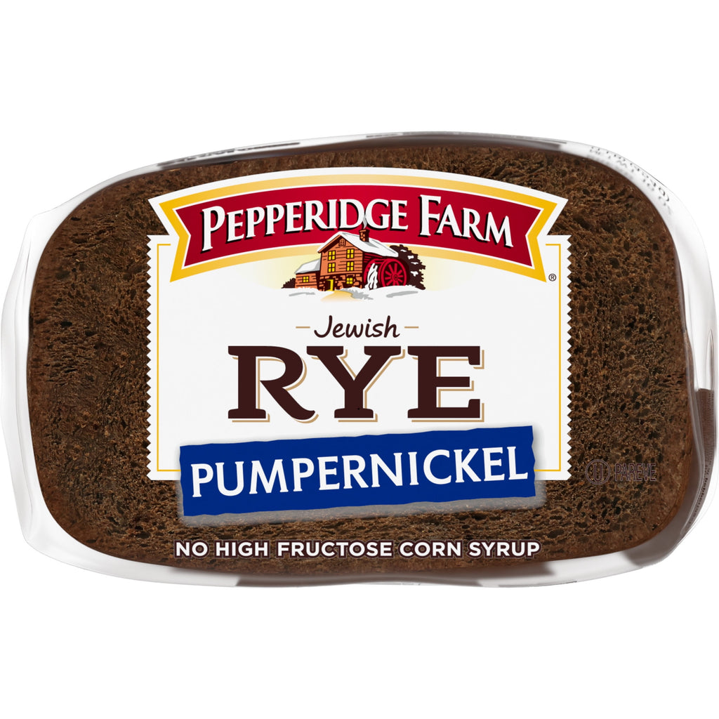 Jewish Pumpernickel Dark Pump Bread 16 Oz Loaf