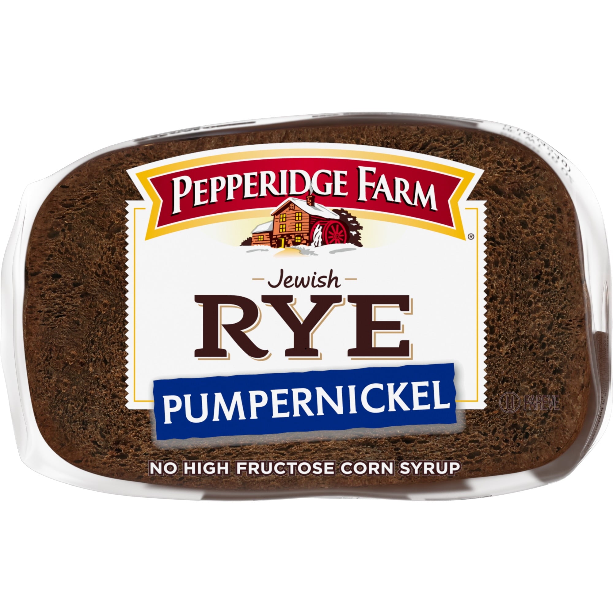 Jewish Pumpernickel Dark Pump Bread 16 Oz Loaf