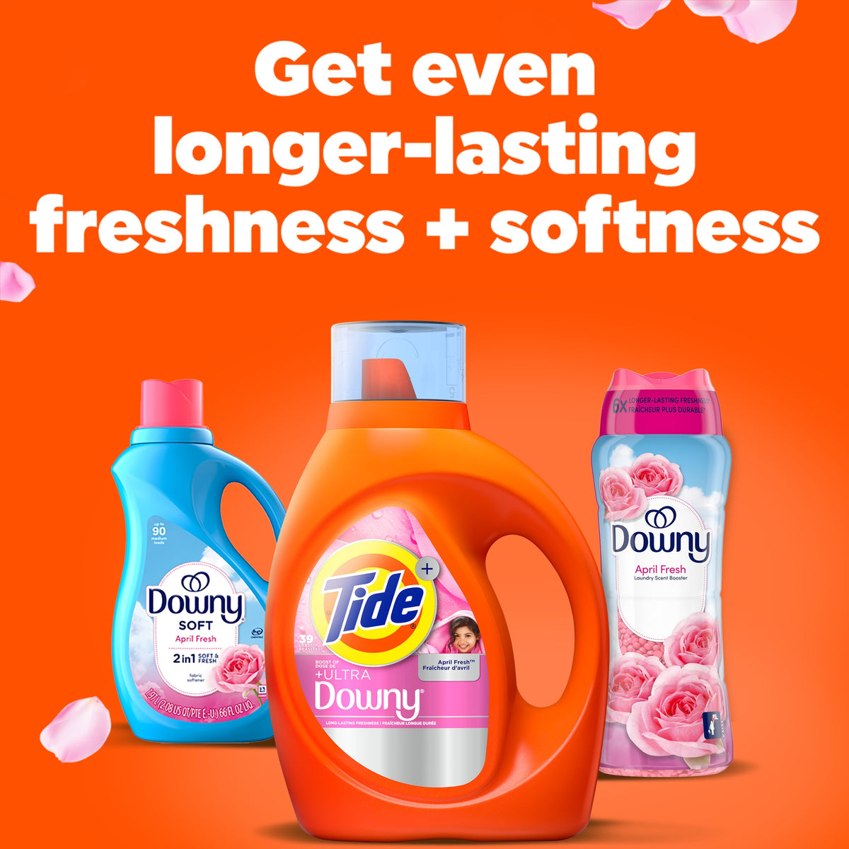 Tide Plus Ultra Downy Liquid Laundry Detergent April Fresh 117 fl oz 83 Loads