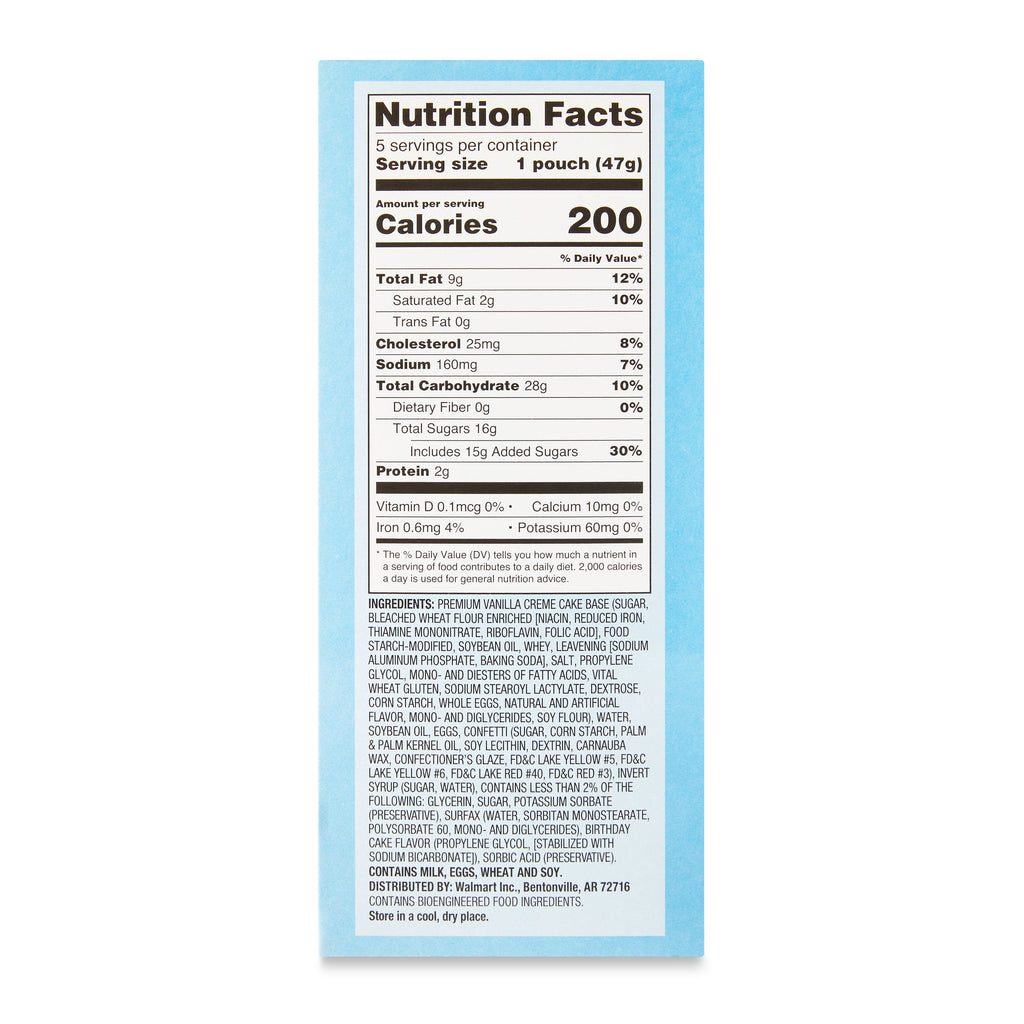 Birthday Cake Mini Muffins 1.65 Oz 5 Count Freshness Guaranteed