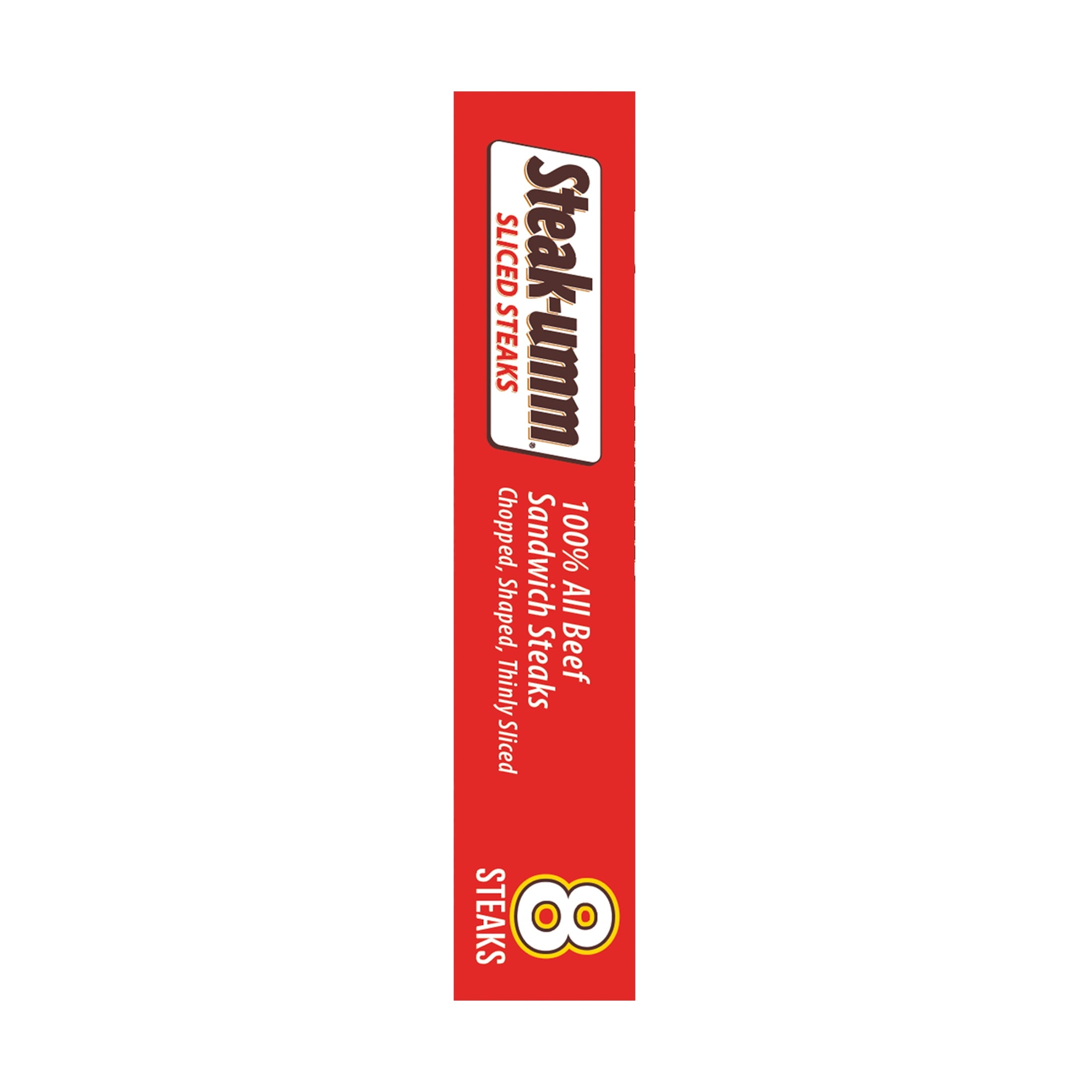 Steak-Umm Sliced Steaks All-Natural 100% Beef 12 Oz 8 Count Frozen
