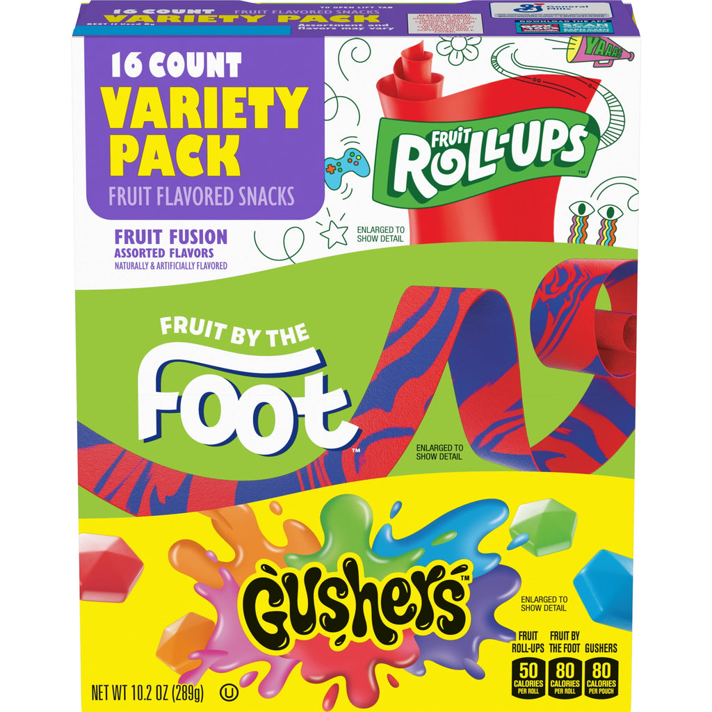 Fruit Snacks Variety Pack 10.2 Oz 16 Count General Mills