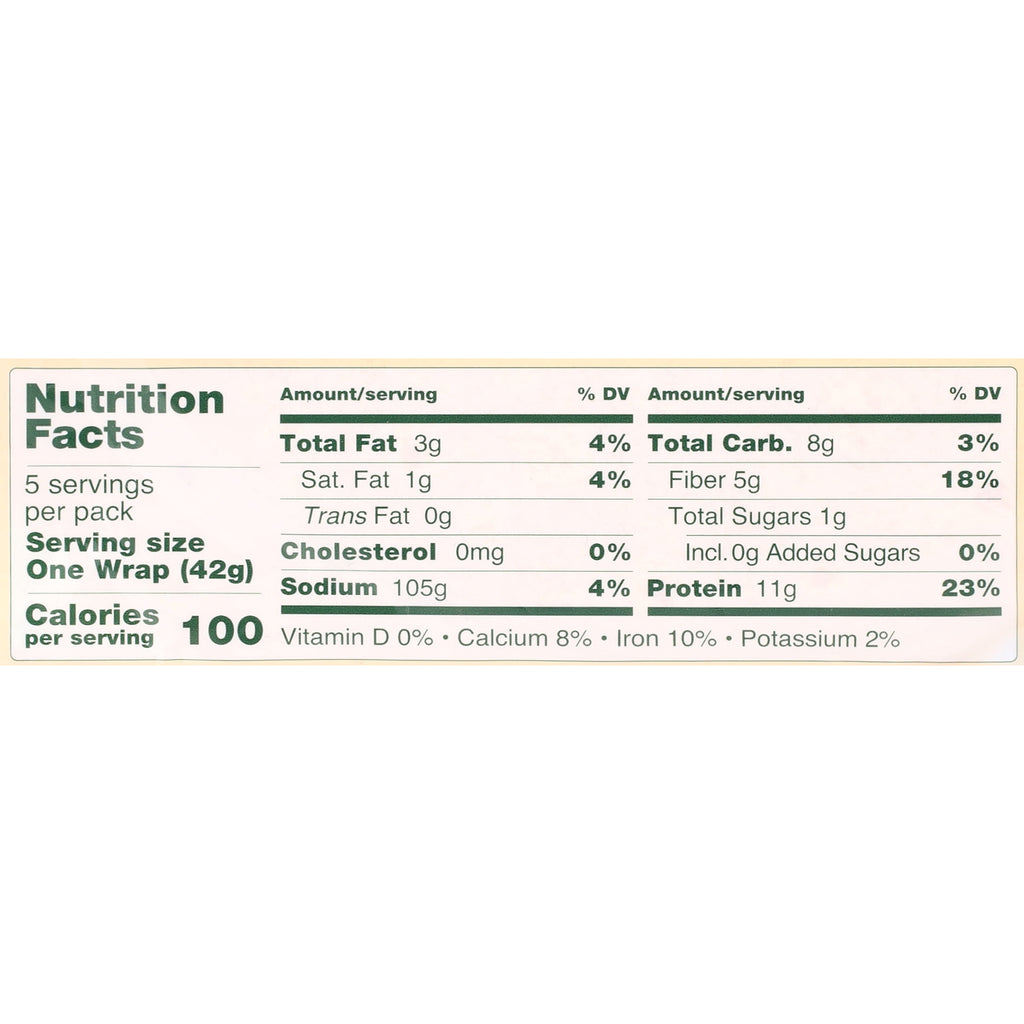 Gluten Free Keto Tortilla Wraps 7.4 Oz 5 Count BFree