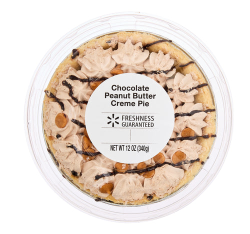 Chocolate Peanut Butter Creme Pie 12 Oz Freshness Guaranteed