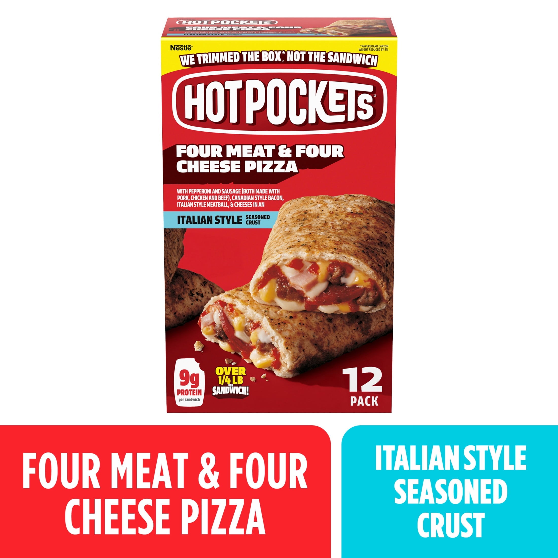 Totino's Pepperoni Party Pizza Pack Frozen 40.8 Oz 4 Ct