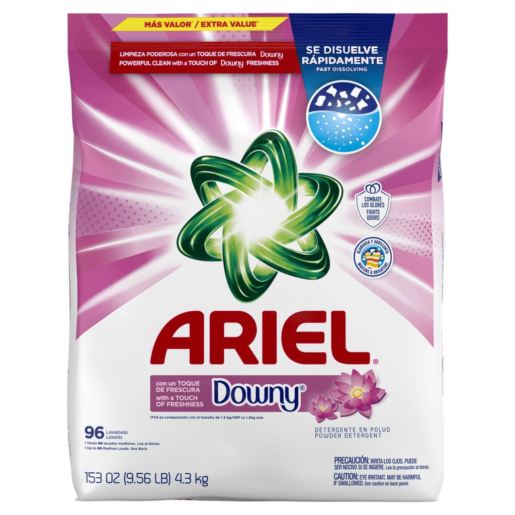 Ariel Powder Laundry Detergent Touch of Downy Freshness 153 oz 96 Loads