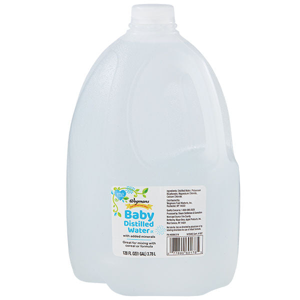 Wegmans Baby Distilled Water 128 Fl Oz
