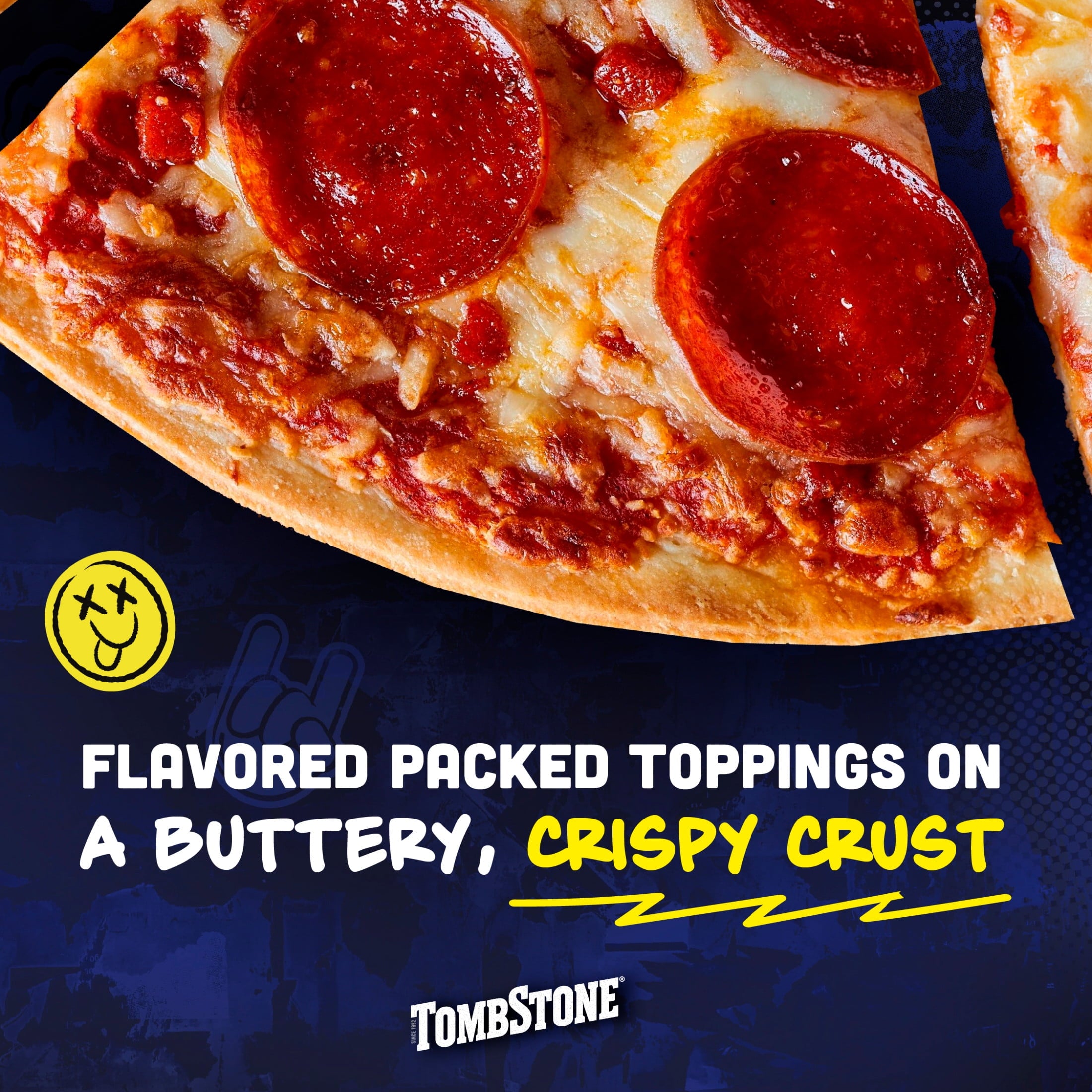 Tombstone Original Thin Crust Pepperoni Pizza Frozen 19.3 Oz