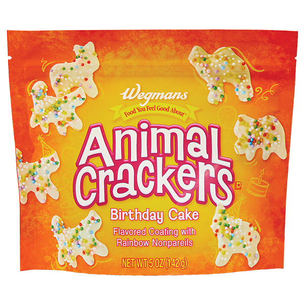 Wegmans Birthday Cake Animal Crackers 5 Oz