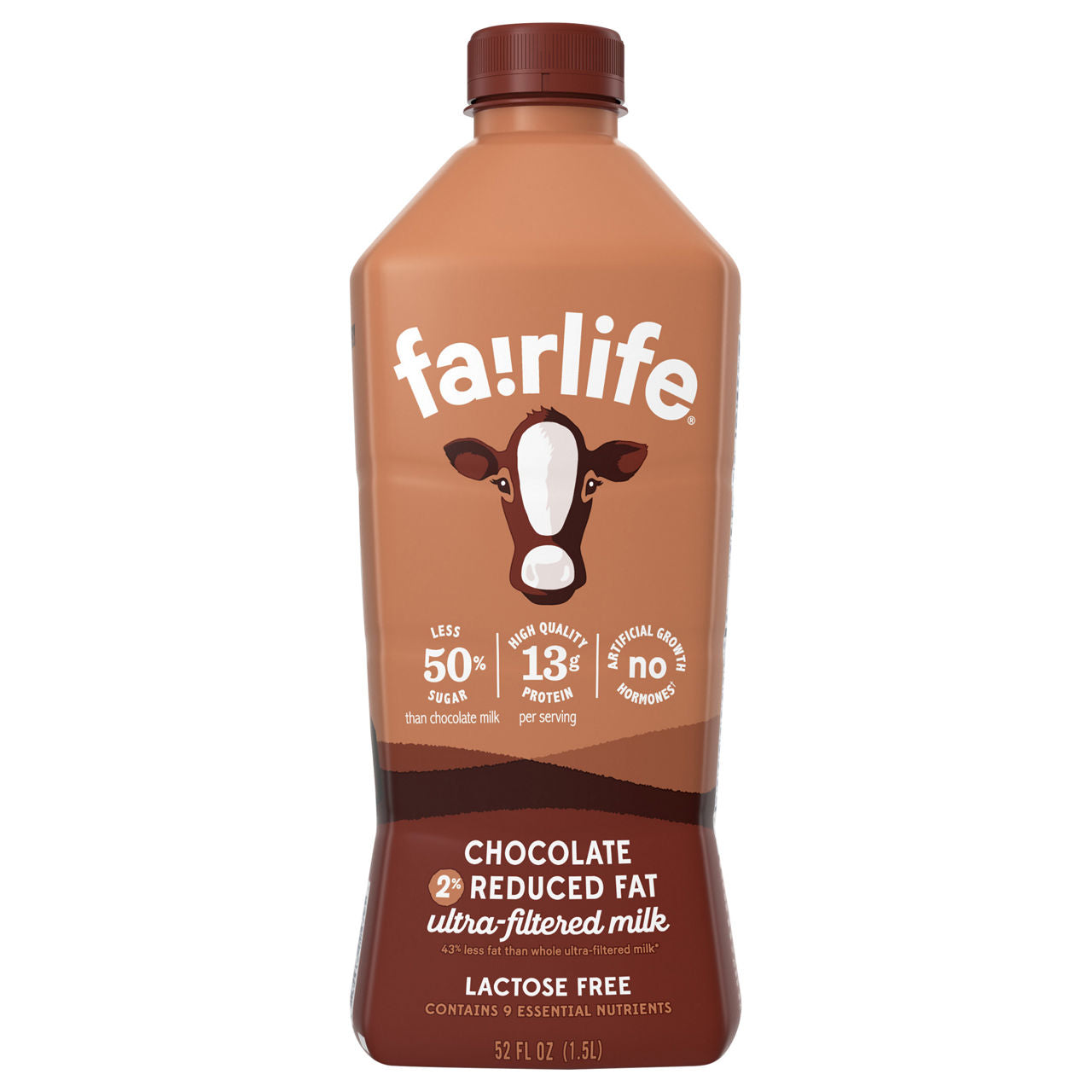 Fairlife Ultra-Filtered 2% Reduced Fat Chocolate Milk 52 fl oz