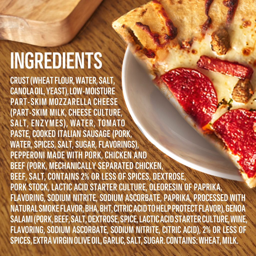 DiGiorno Italian Meat Trio Wood Fired Style Crust Frozen Pizza 16.9 Oz