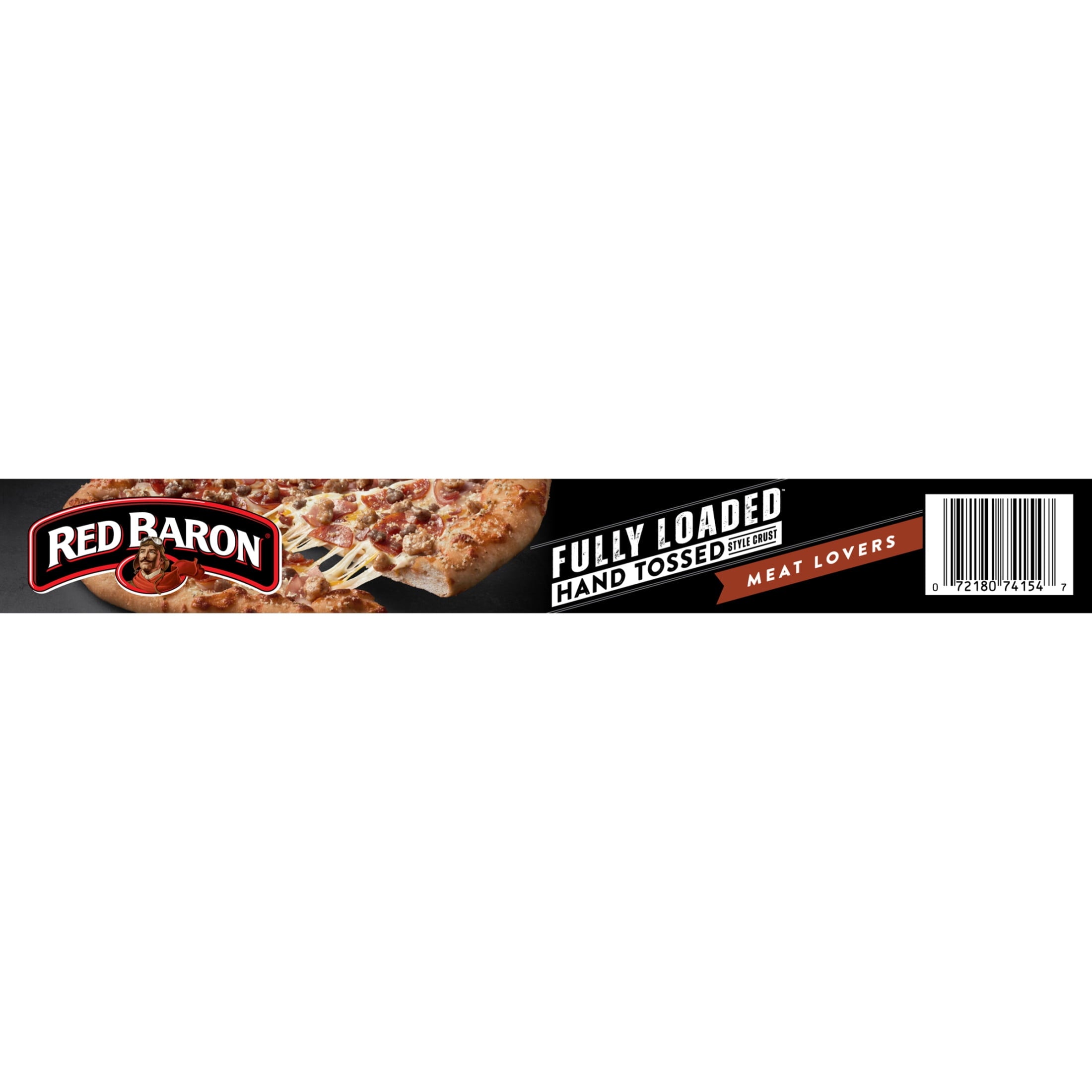 Red Baron Fully Loaded Hand Tossed Meat Lovers Frozen Pizza 28.4 Oz