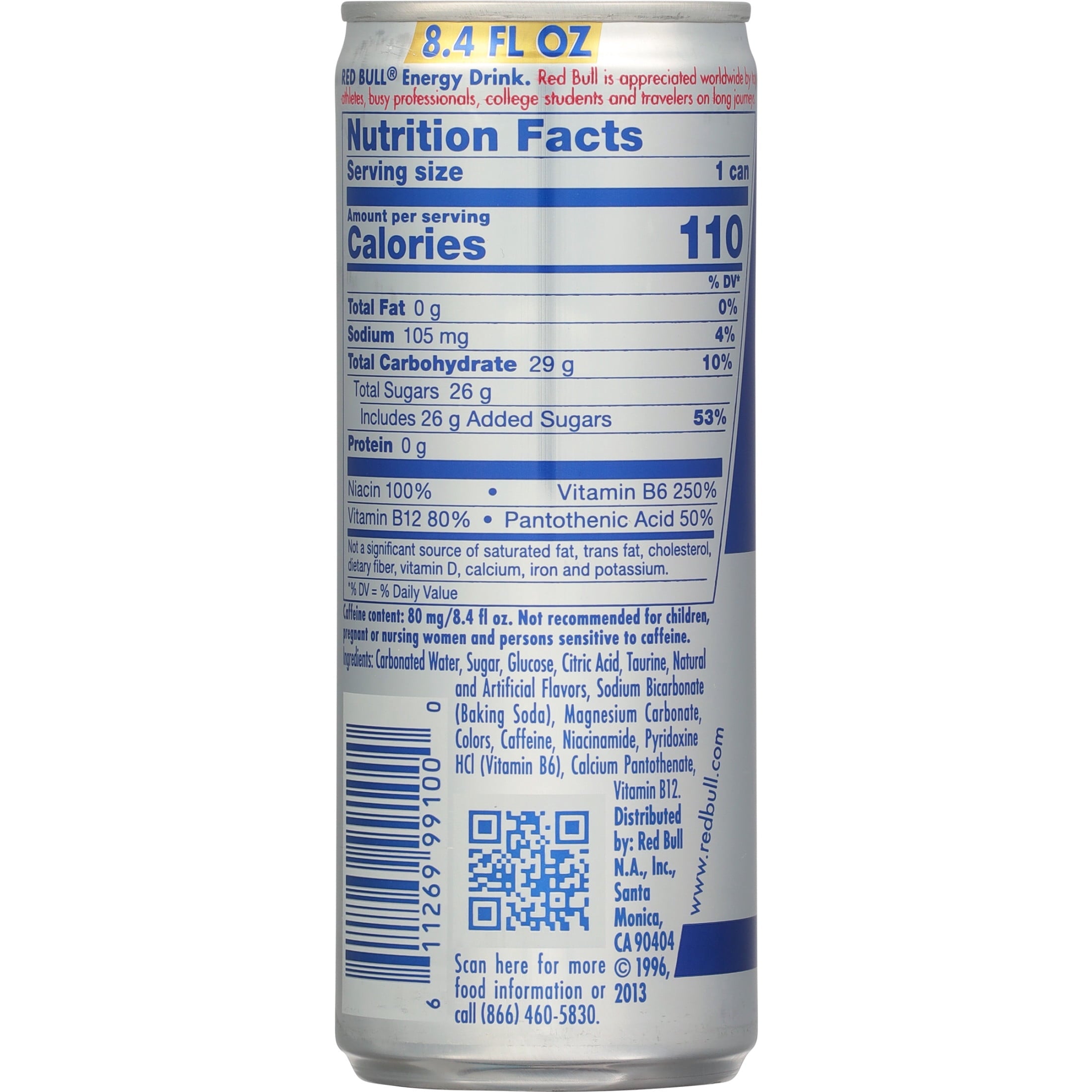 Red Bull Energy Drink 8.4 fl oz Single Can