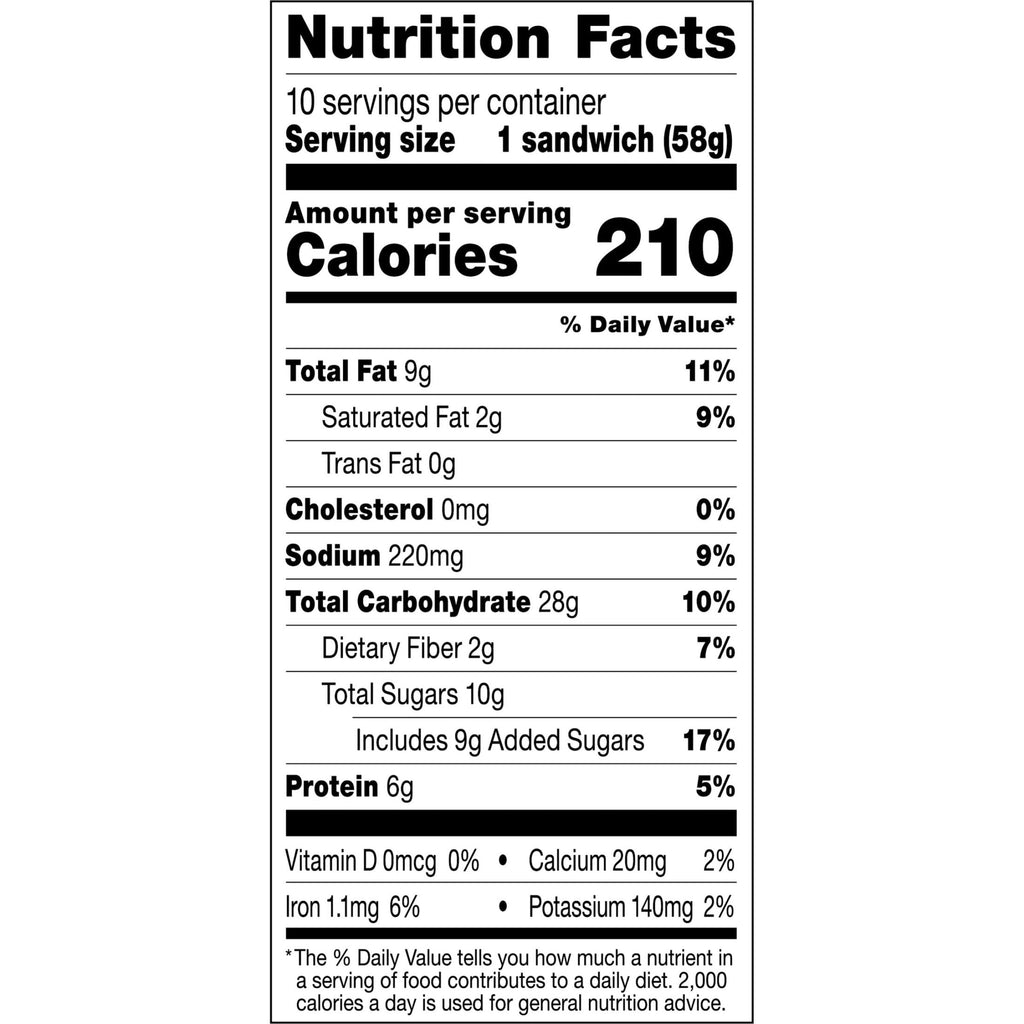 Smucker's Uncrustables Peanut Butter & Strawberry Jam Sandwiches Frozen 20 Oz 10 Count