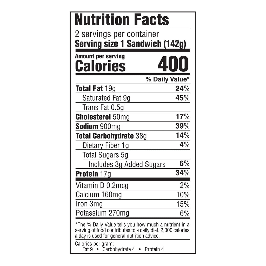 Raybern's Philly Cheesesteak Sandwich Frozen 10 Oz 2 Ct