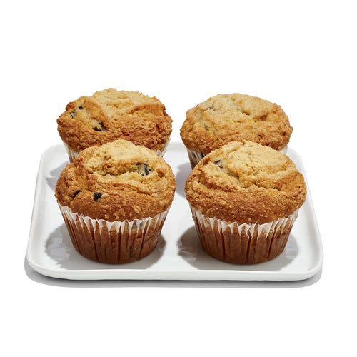 Blueberry Muffin 4 Count 10 Oz Whole Foods Market