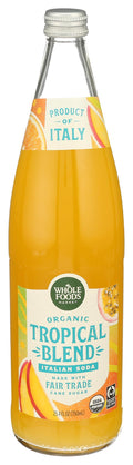 Organic Tropical Blend Italian Soda 25.4 Fl Oz 365 By Whole Foods Market