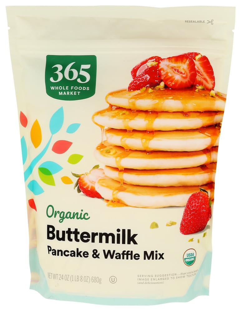 Organic Buttermilk Pancake And Waffle Mix 24 Oz 365 By Whole Foods Market