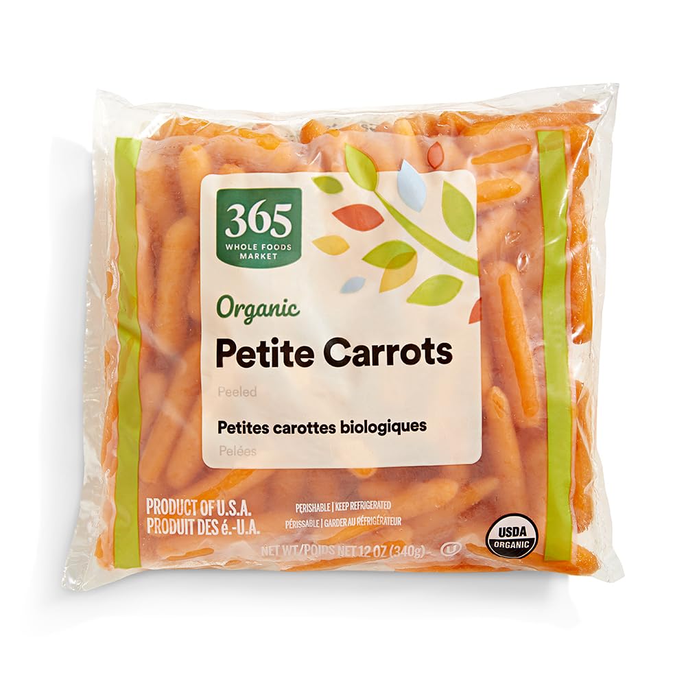 Organic Petite Carrots 12 Oz 1 Count 365 By Whole Foods Market