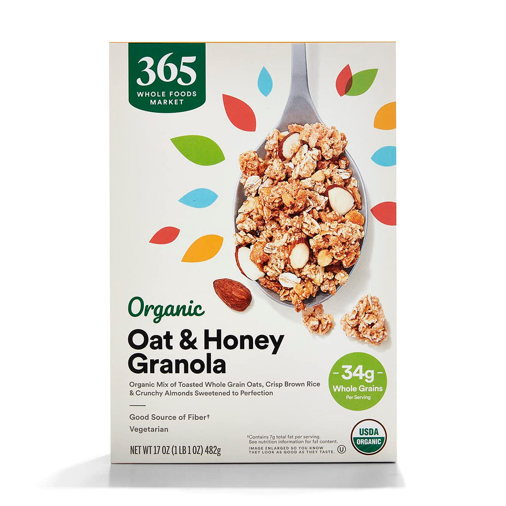 Organic Oat And Honey Granola 17 Oz 365 By Whole Foods Market