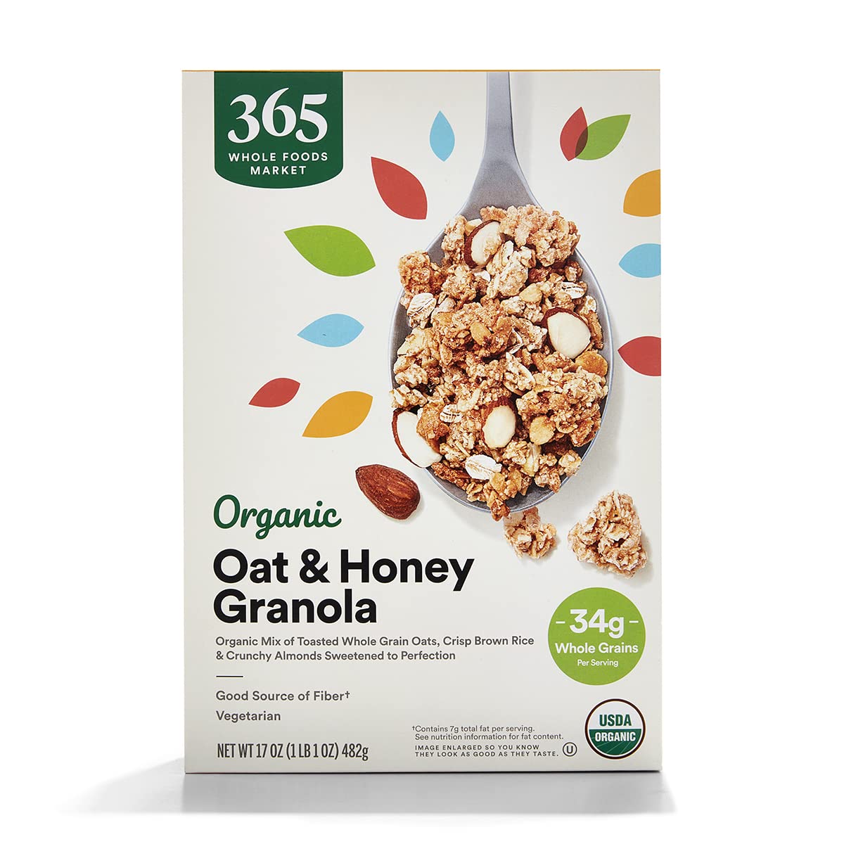 Organic Oat And Honey Granola 17 Oz 365 By Whole Foods Market