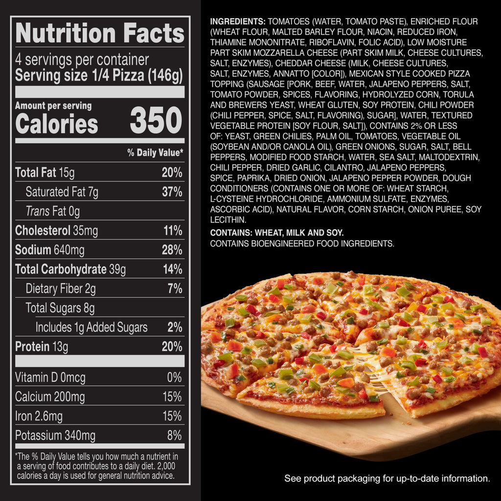 Red Baron Mexican Style Classic Crust Frozen Pizza 20.53 Oz